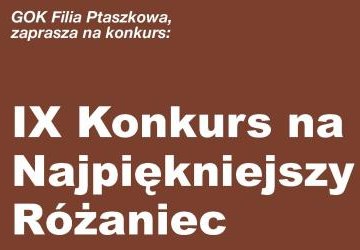 Zapraszamy na IX Konkurs na Najpiękniejszy Różaniec